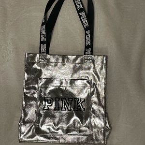 pink sliver bag